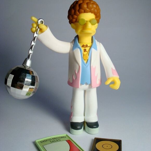 The Simpsons Disco Stu World Of Interactive Figures Series 9 Toys Collectibles - Picture 2 of 4